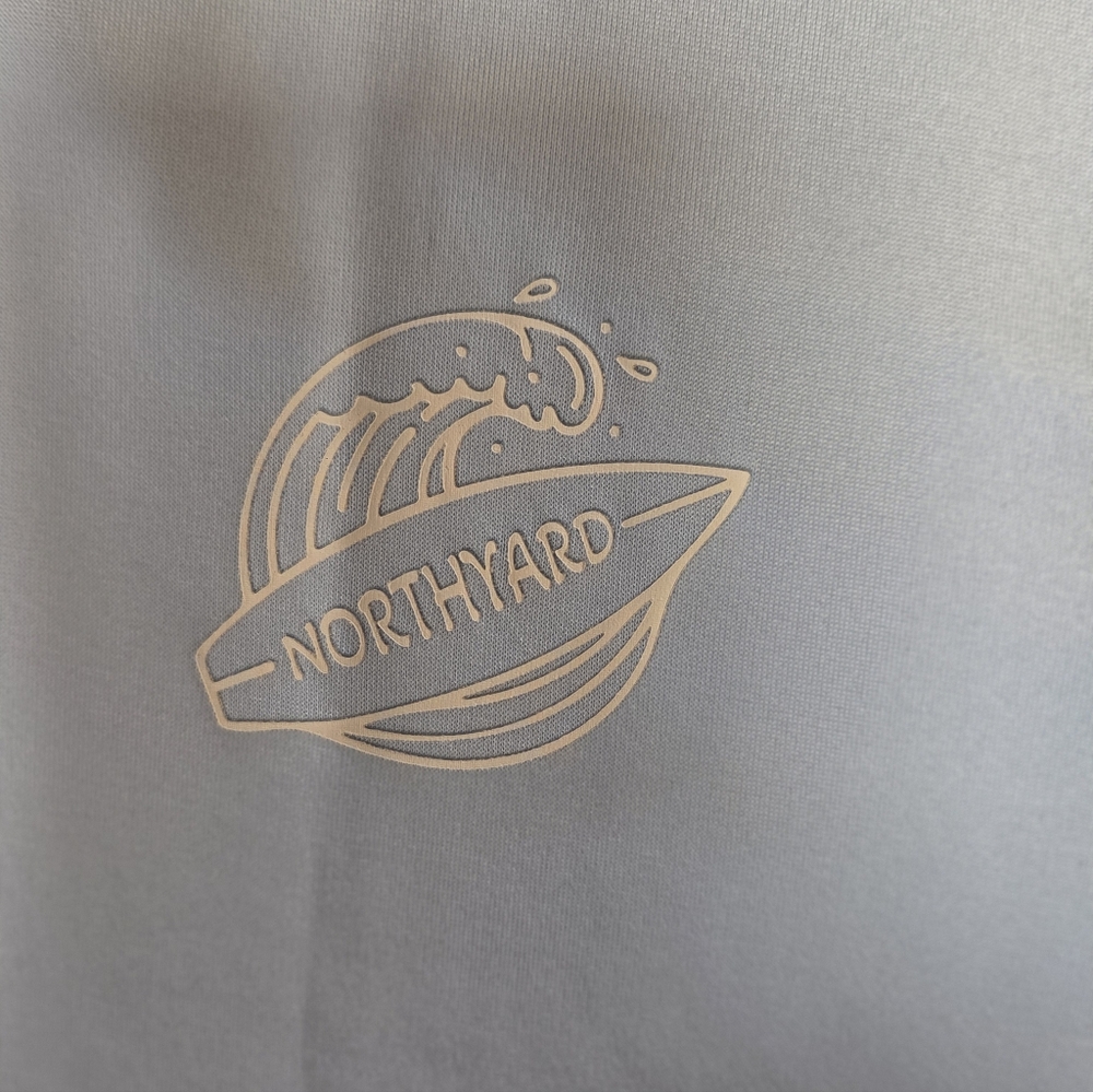 Northyard Men's Light Blue Performance T-Shirt - Picture 2 of 4